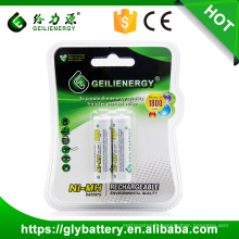 Geilienergy rechargeable Ni-mh / Ni-cd AA batterie 1.2v 1800mah bonne qualité